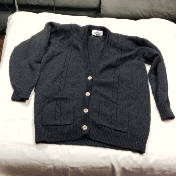 The Lodge Womens Cardigan Sweater 100% Wool Size Large - Picture 1 of 11